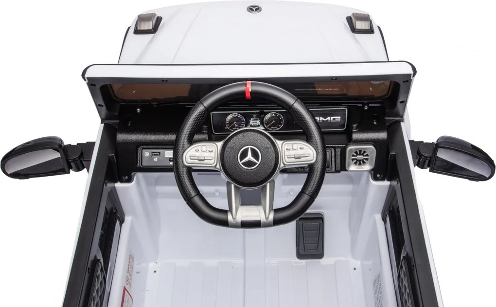 Ramiz Detské vozidlo Mercedes G63 AMG LIFT, biele