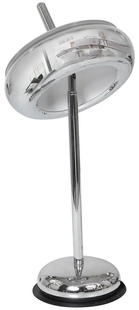 Stolná lampa Mercurio, 1x chrómové kovové tienidlo