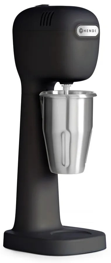 Matne čierny shaker na mliečne koktaily – Hendi
