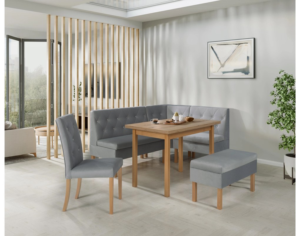 Jedálenský set Pirma (sivá). Akcia -20%. Vlastná spoľahlivá doprava až k Vám domov. 1129794