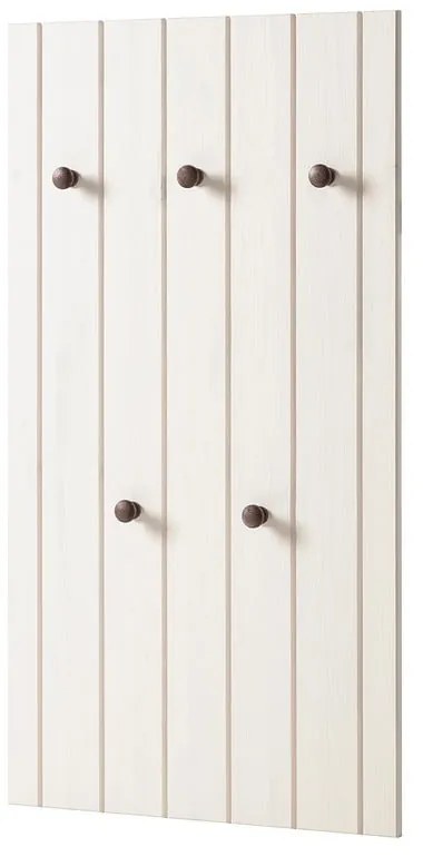 Biela predsieňová zostava z borovicového dreva 55x100x2 cm Anita – Støraa