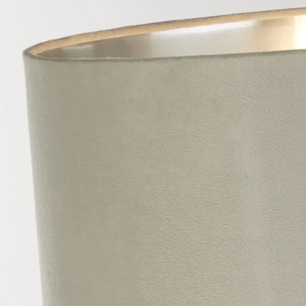 Searchlight EU67521GY - Stolná lampa SCARBOROUGH 1xE27/60W/230V šedá