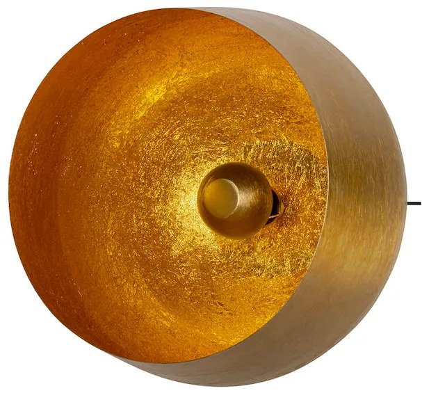 Apollon Smooth stojaca lampa zlatá Ø50 cm
