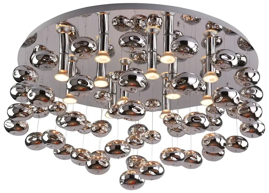 Luxusný luster Luvia 80 chróm