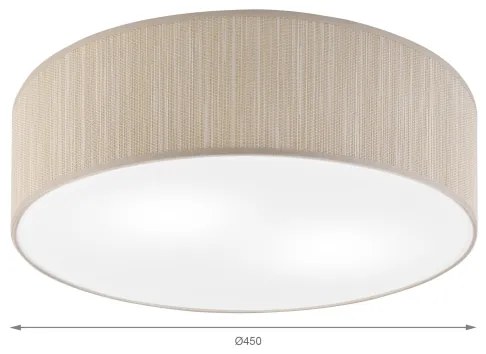 Stropné svietidlo SIRJA 2xE27/15W/230V priemer 45 cm béžová