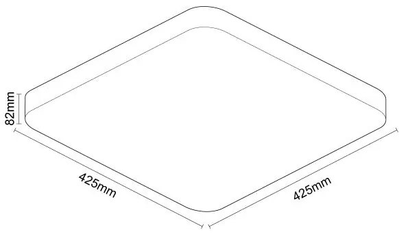 LED Stmievateľné stropné svietidlo s hlasovým ovládaním OPAL LED/48W/230V + DO