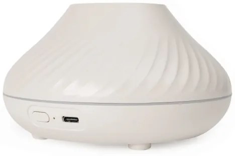 LED RGB Aróma difúzor s imitáciou plameňa LED/6,5W/5V 130ml biela