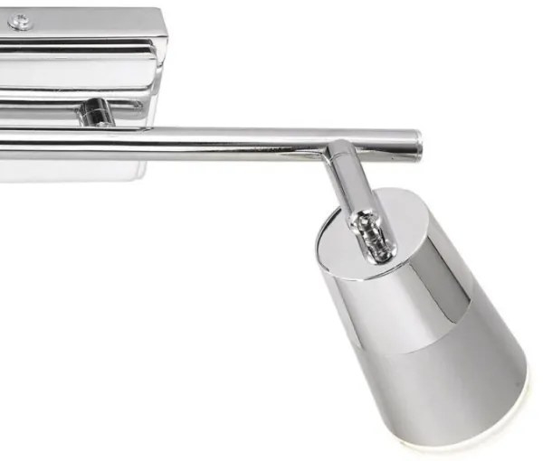 JUST LIGHT. 11229-17 - LED Bodové svietidlo DALLI 2xLED/3,5W/230V chróm