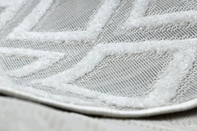 Koberec SOLE D3851 Boho, romby - ploské tkanie béžový