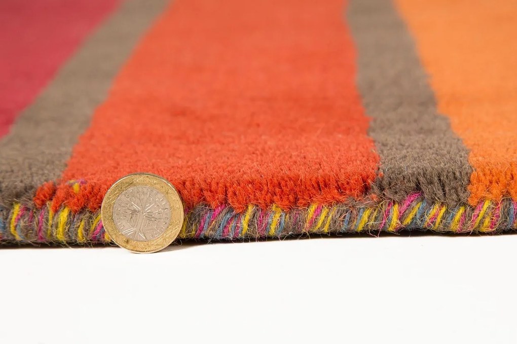 Flair Rugs koberce Ručne tkaný behúň Illusion Candy Multi - 60x300 cm