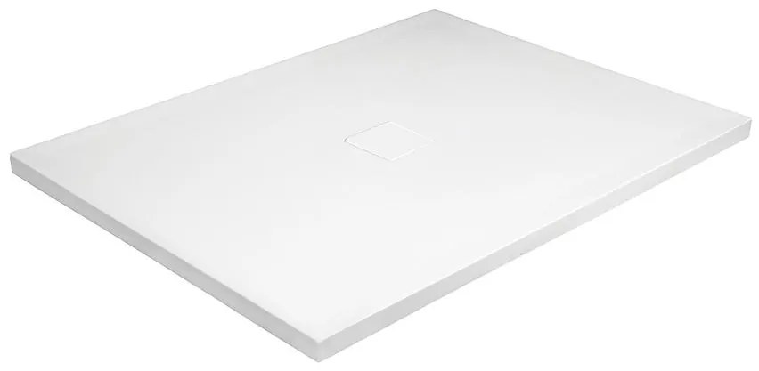 Rohová Vanička Nox Ultraslim biela 100/80+biela mriežka