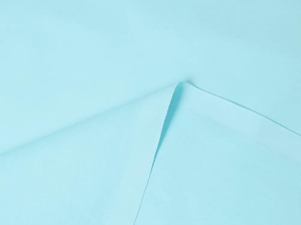 Biante Bavlnené jednofarebné posteľné obliečky Moni MO-046 Ľadová modrá Jednolôžko 140x200 a 70x90 cm