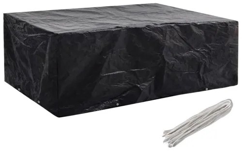 vidaXL Obal na záhradný nábytok s 8 očkami 242x162x100 cm-