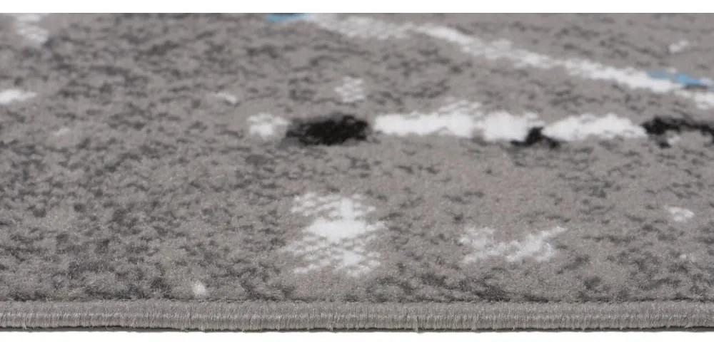 Kusový koberec PP Kevis šedomodrý 130x190cm