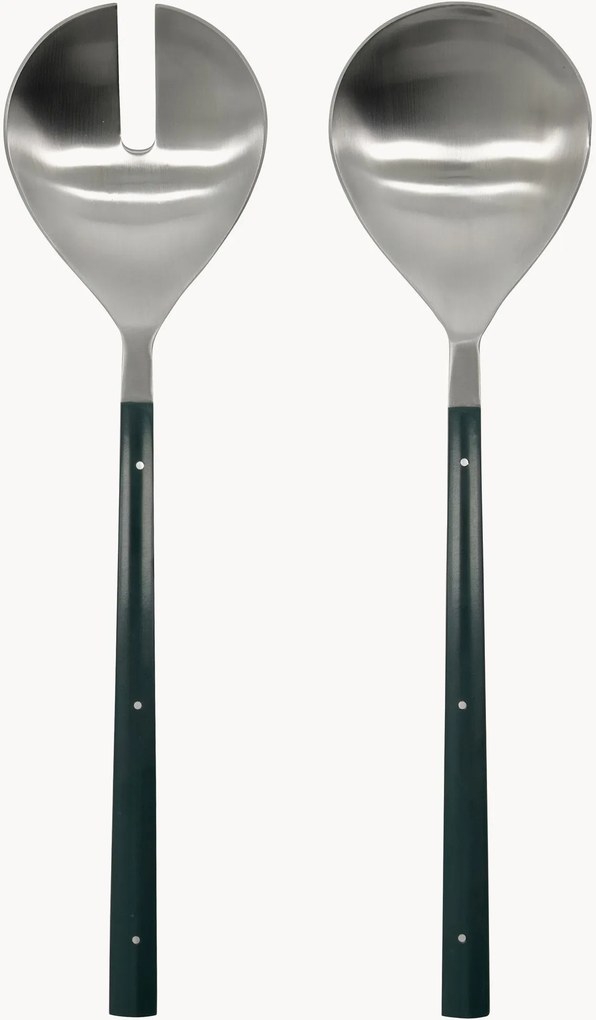 Ručne vyrobené servírovacie lyžice na šalát Lata