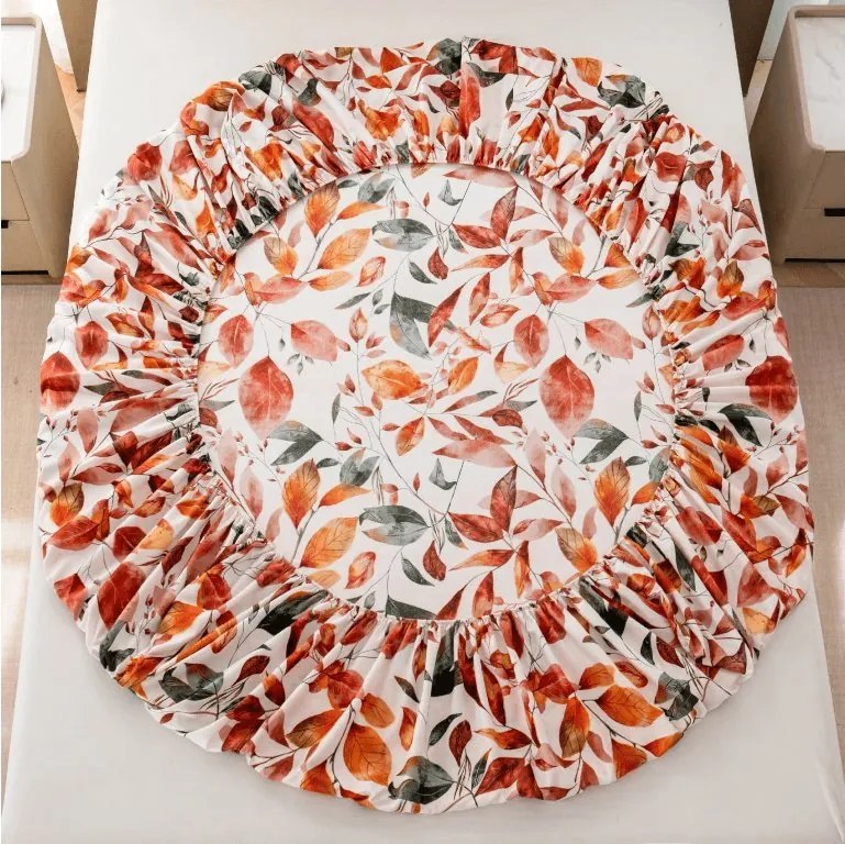 Plachta z mikrovlákna AUTUMN LEAVES farebná 180x200 cm