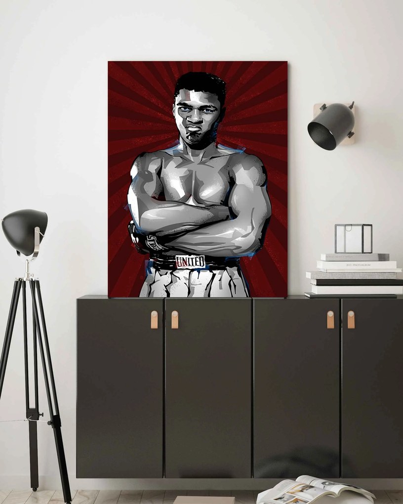 Gario Obraz na plátne Muhammad Ali - Nikita Abakumov Rozmery: 40 x 60 cm