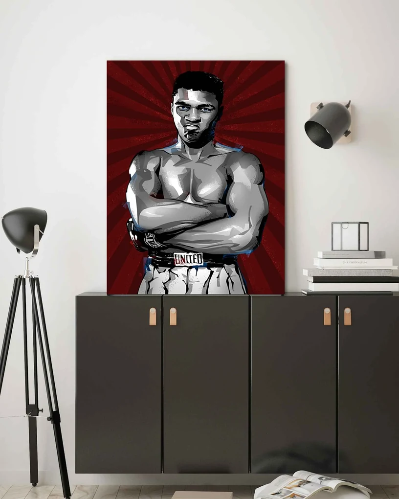 Gario Obraz na plátne Muhammad Ali - Nikita Abakumov Rozmery: 80 x 120 cm