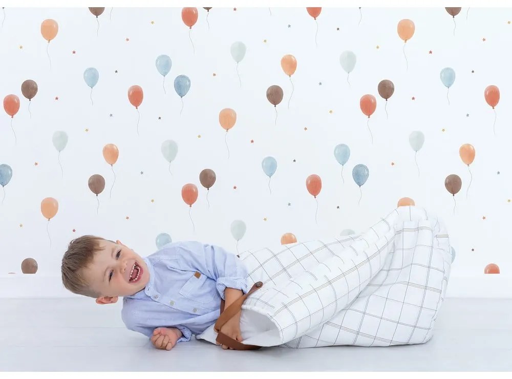 Detská tapeta 10 m x 50 cm Flying Ballons – Lilipinso