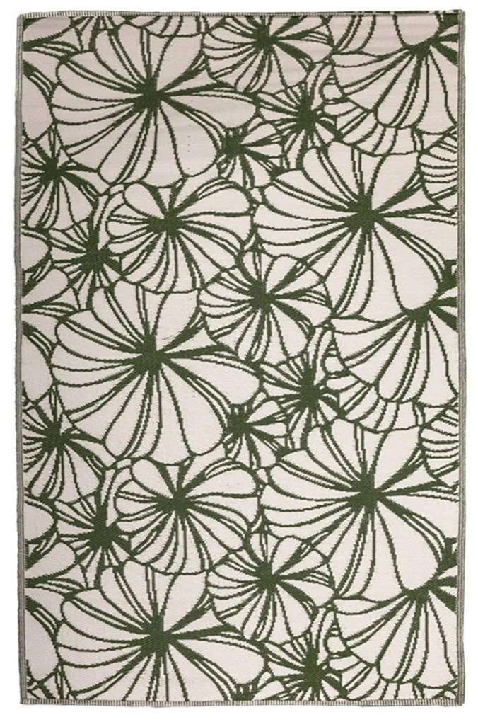 Esschert Design Koberec Jessica, 150x242,5 cm, zelená