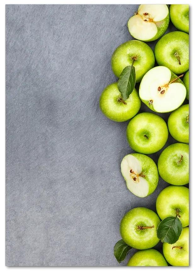 Foto obraz akryl do obývačky Zelená jablká pl-oa-70x100-f-177833879