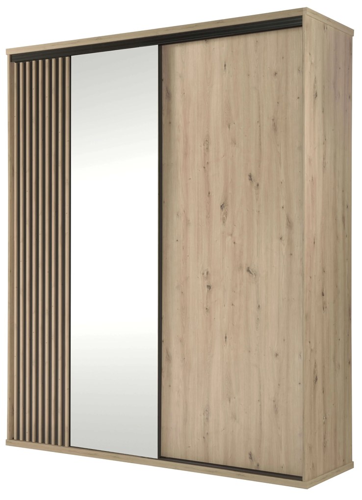 Šatníková skriňa Claudi 14 (dub artisan). Akcia -20%. Vlastná spoľahlivá doprava až k Vám domov. 1055497