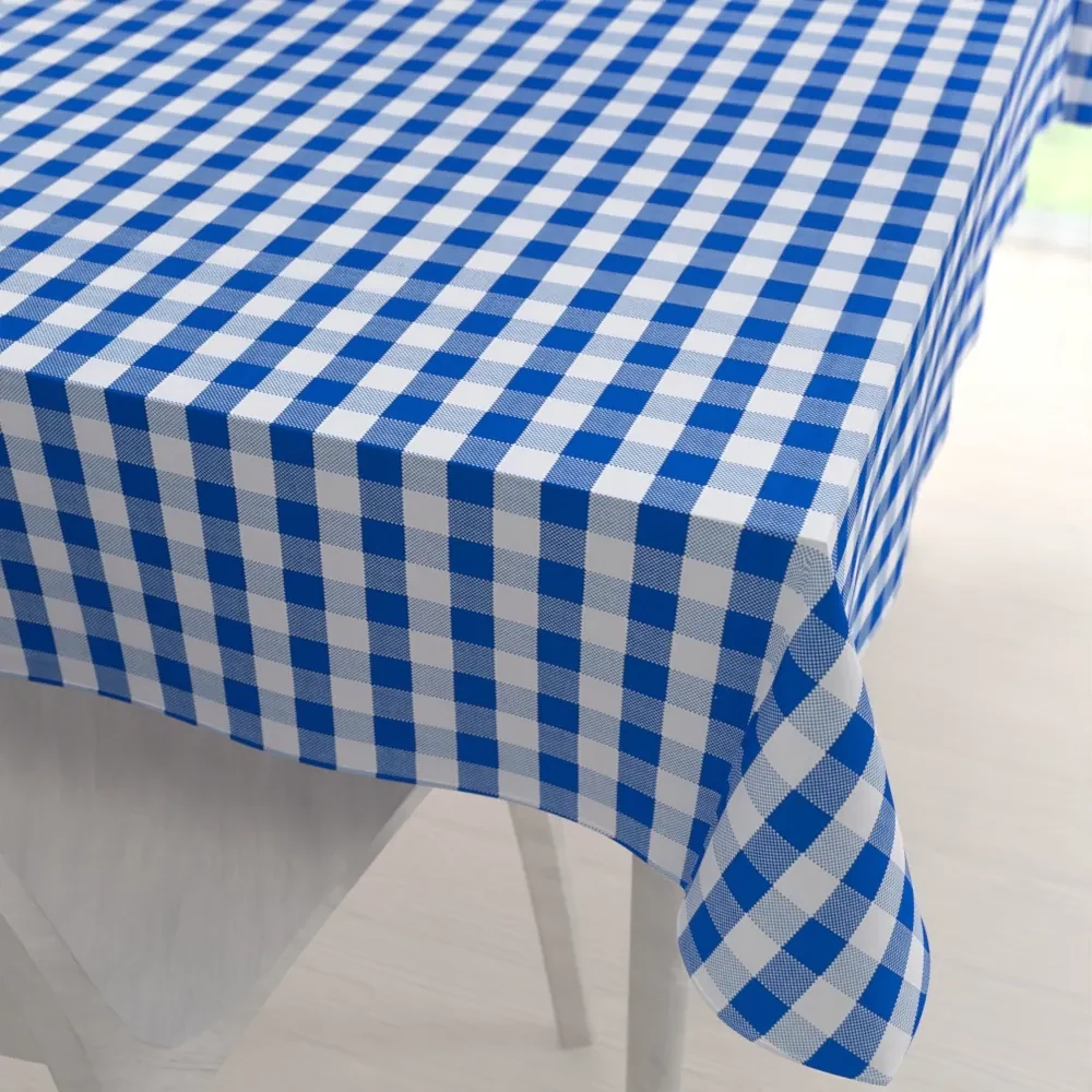 Biante Teflónový obdĺžnikový obrus TF-070 Modro-biela kocka 140x180 cm