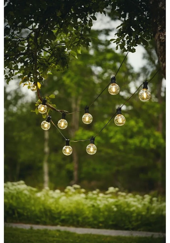 Vonkajšia svetelná LED reťaz Star Trading Big Circus Filament, dĺžka 4,5 m