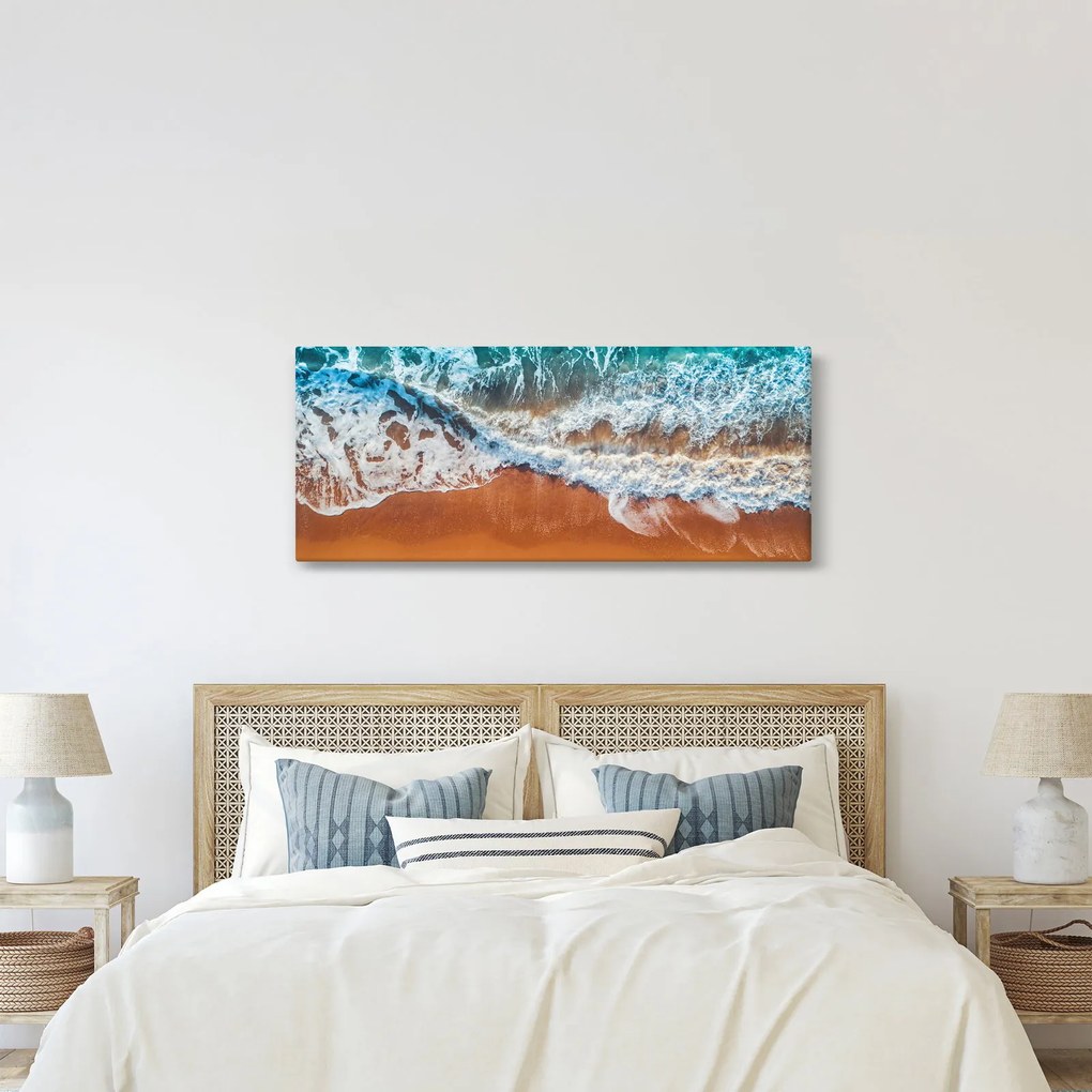 Obraz morskej pláže (120x50 cm)