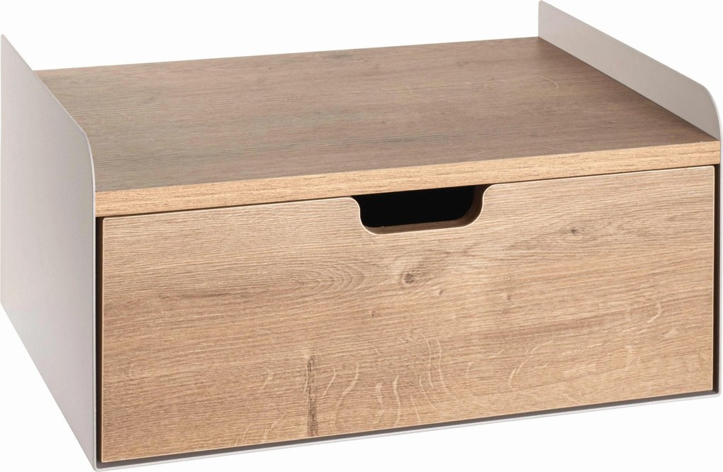 XXXLutz NOČNÝ STOLÍK, farba duba, kašmírová, 40/20/30 cm - Nočné stolíky - 001931064704