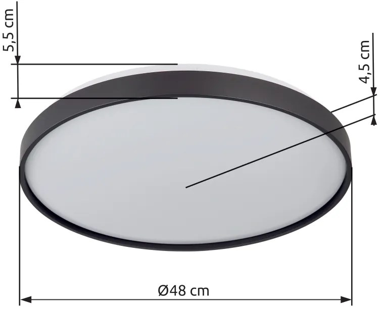 GLOBO ECLYPSE 41262-24C Stropné svietidlo