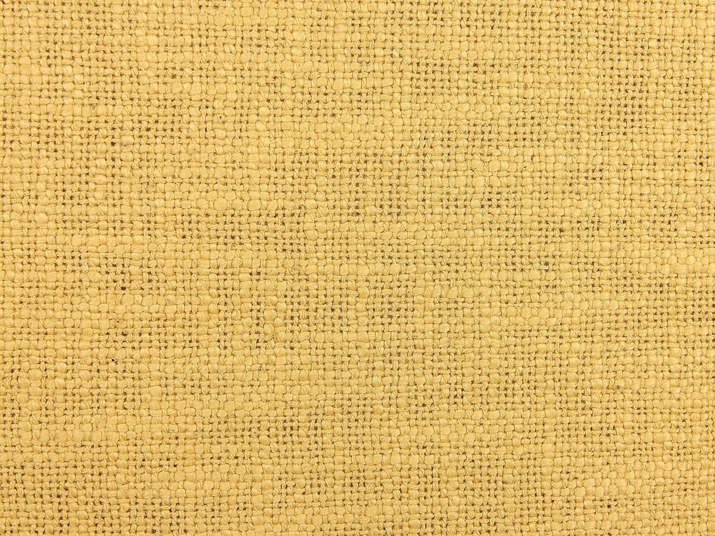 Sada 2 bavlnených vankúšov so strapcami 45 x 45 cm žltá LYNCHIS Beliani