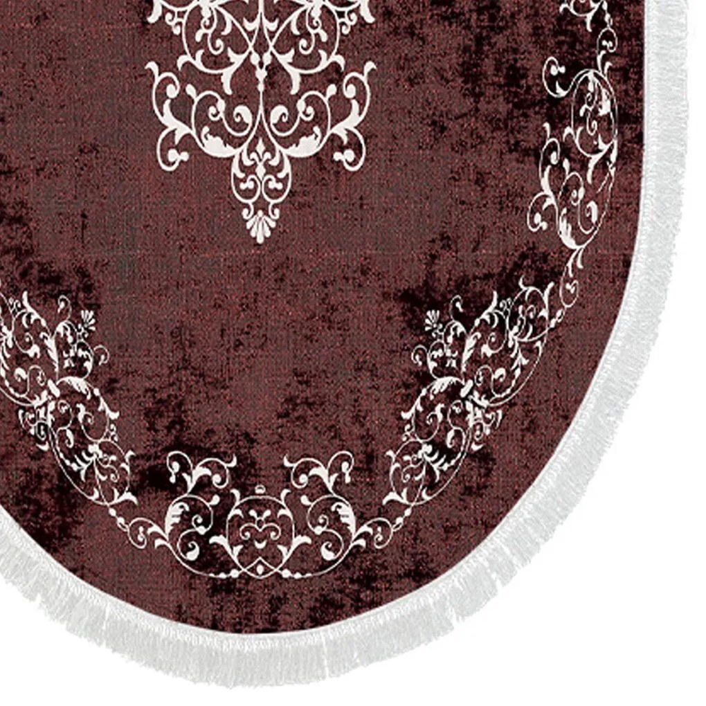 Súprava 2 kusov kúpeľňových predložiek Kingdom bordová