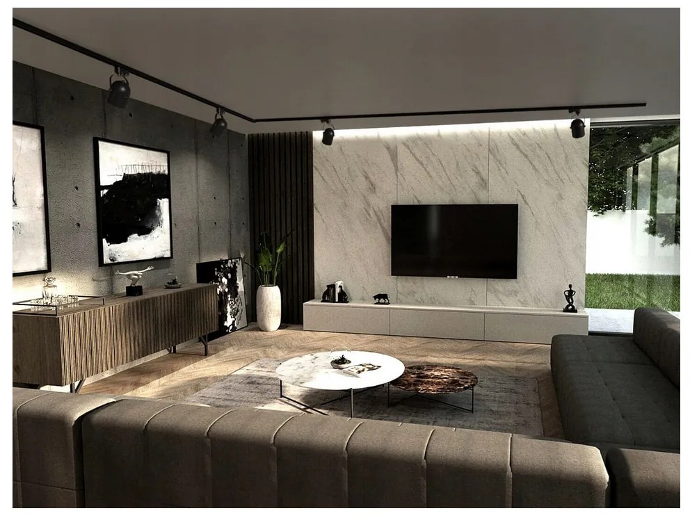 BERGE Reflektorová koľajnicová lampa IP20 pre žiarovku E27 - biela