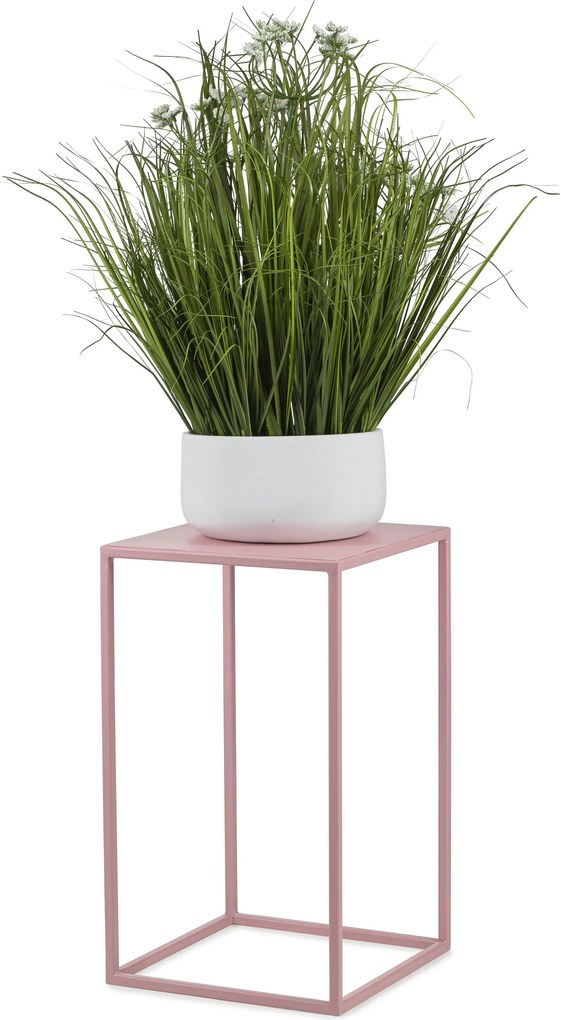 STOJAN NA KVETINÁČ SIMPLE 40X24X24 CM RUŽOVÁ