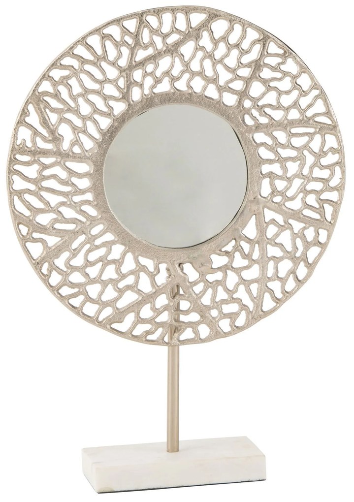 Champagne dekoračné stolné zrkadlo Coral Mirror - 34*10*50 cm