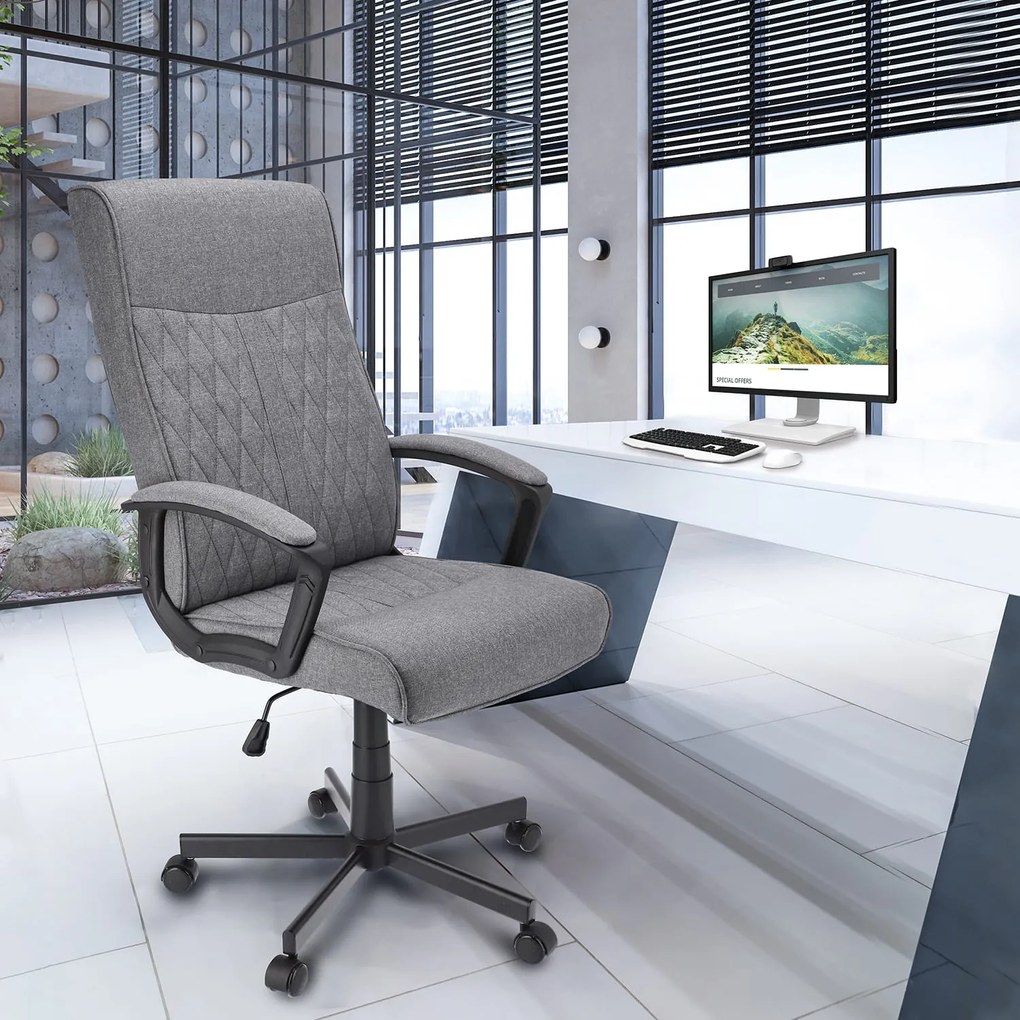 Dekorstudio Kancelárske otočné kreslo COMFORT - sivé