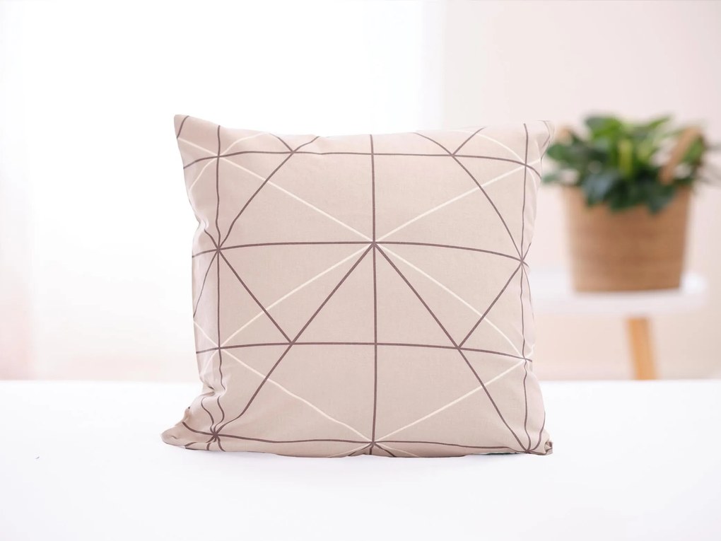 Bavlnená obliečka na vankúšik 40 × 40 cm – Sebastian