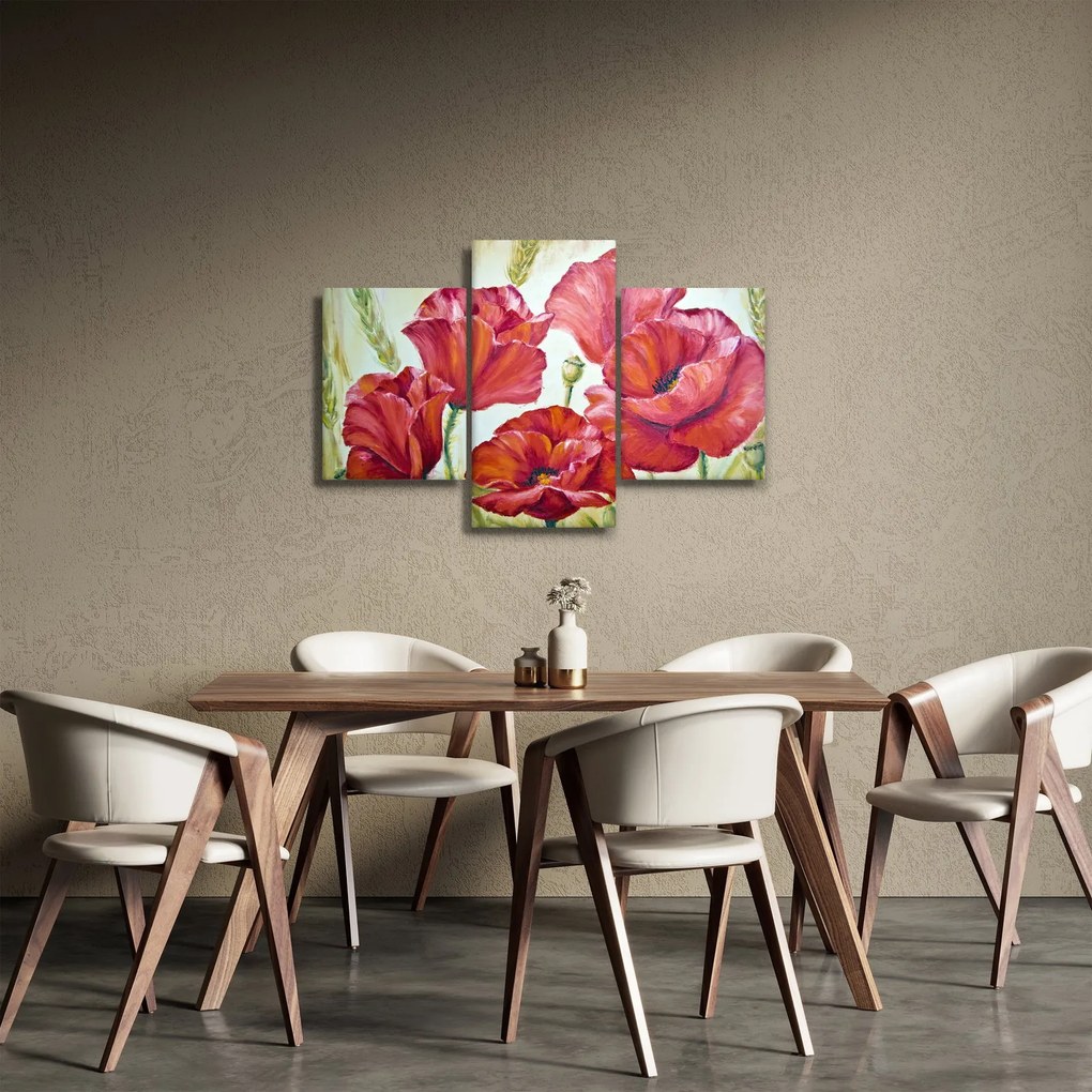 Obraz - Kvety vlčích makov (90x60 cm)