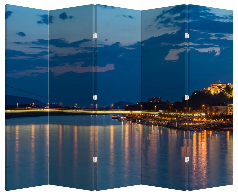 Paraván - Bratislava s hradom (210x170 cm)