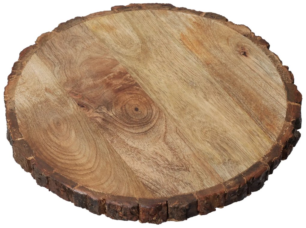 Orion Podložka z mangového dreva s kôrou - 30 cm