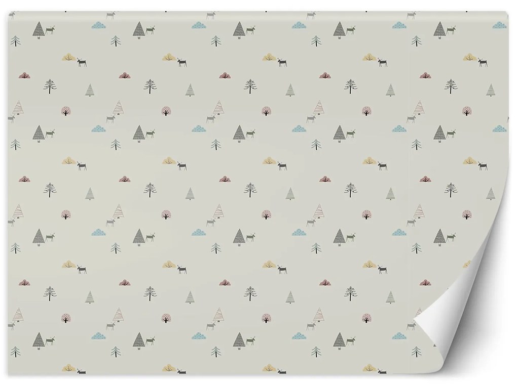 Gario Fototapeta Scandi stromy a losy Materiál: Vliesová, Rozmery: 150 x 105 cm