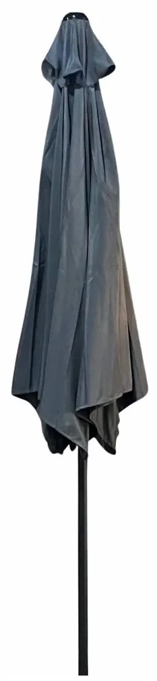 Záhradný slnečník ORIENT 270 cm tmavosivý