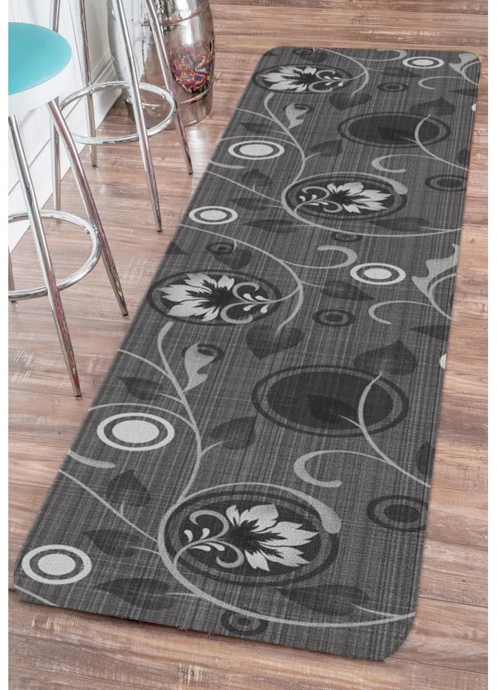 Sivý prateľný behúň 58x230 cm Rosie – Oyo Concept