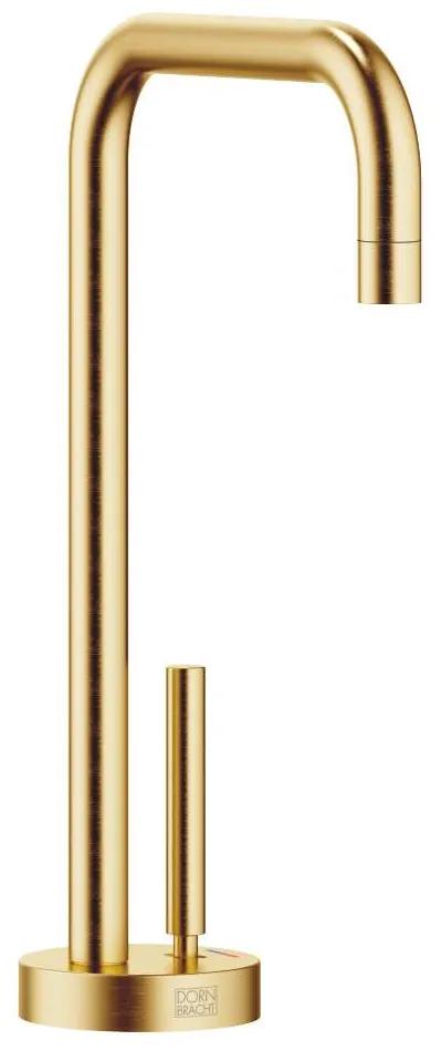 DORNBRACHT Meta.02 Hot &amp; Cold páková drezová batéria s filtrom, na horúcu a studenú vodu, výška výtoku 184 mm, kartáčovaný Durabrass (23kt zlato), 17861625-28