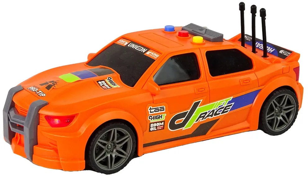 LEAN TOYS Športové auto 1:16 – oranžová