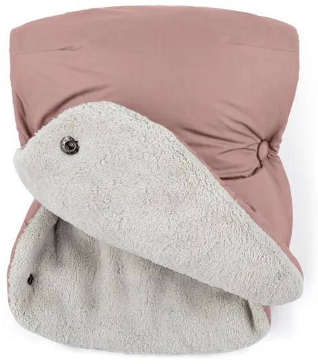 PETITE&MARS - SADA Detský fusak 3v1 JIBOT + rukávniky na kočiar JASIE ružová