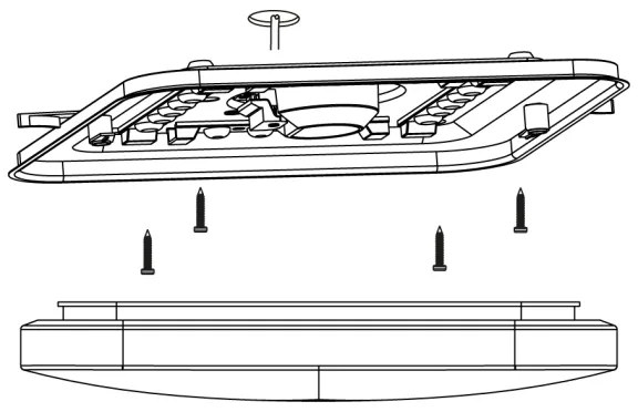Eglo 97874 - LED Stropné svietidlo FRANIA LED/11,5W/230V