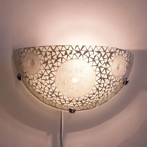 Orient wall lamp Moon mozaika TRANSPARENT & BEADS 30*17