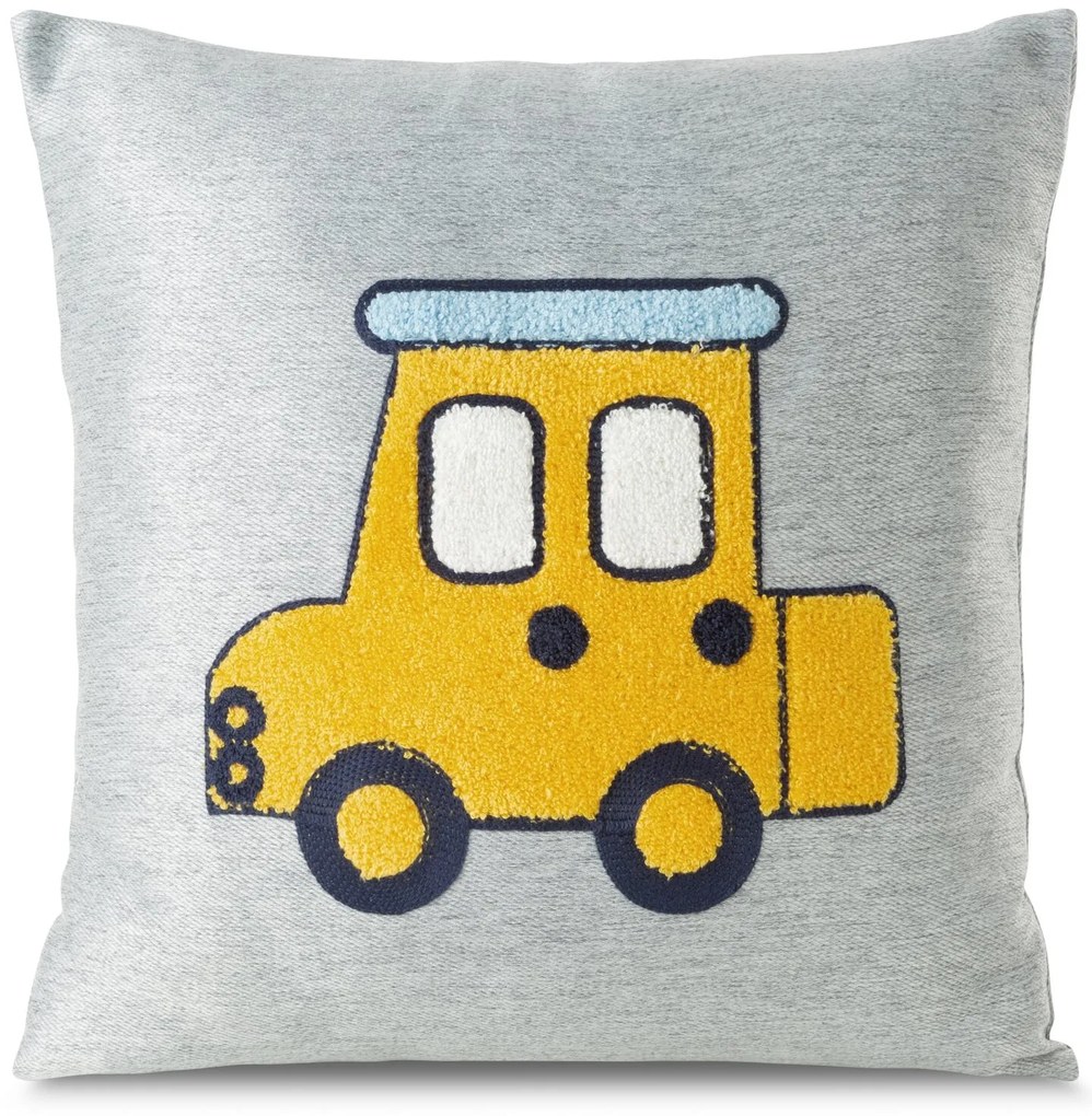 DETSKÁ DEKORAČNÁ OBLIEČKA NA VANKÚŠ ALVIN1 45X45 CM VZOROVANÁ